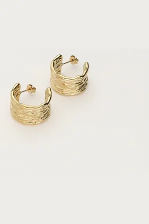 My Jewellery Oorringen vintage"hammered"
