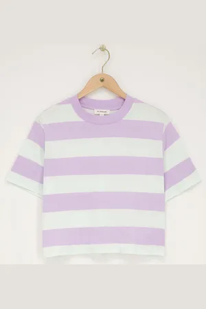 My Jewellery Licht blauw gestreept T-shirt