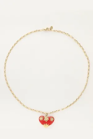My Jewellery Art schakelketting met vintage hart