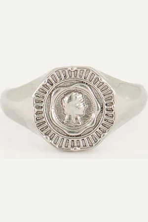 My Jewellery Vintage look zegelring met munt