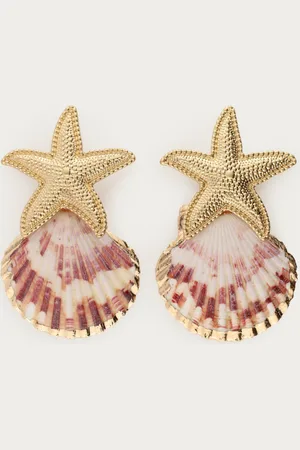 My Jewellery Mer oorhangers met schelp en zeester