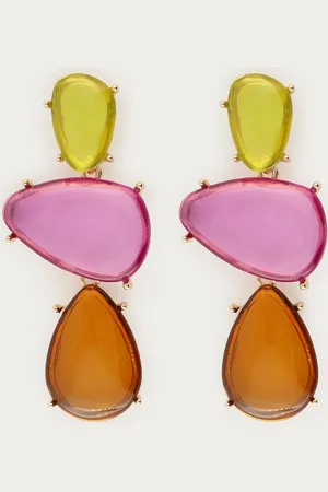 My Jewellery Statement oorhangers paars