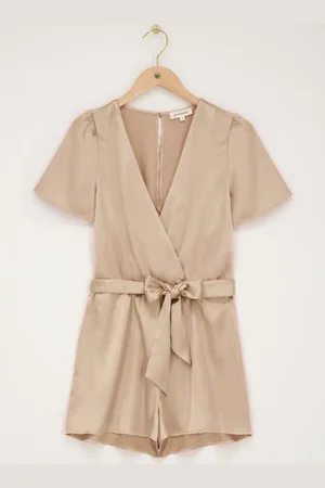 My Jewellery Playsuit satijnen look