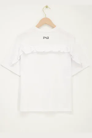 My Jewellery T-shirt met ruffle