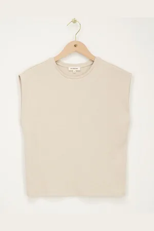 My Jewellery Mouwloos T-shirt met structuur