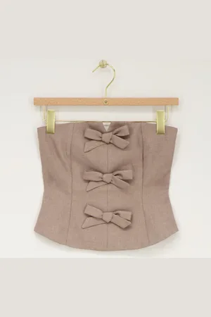 My Jewellery Corset top met strikjes