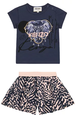 Kenzo Dames Shorts - Baby cotton T-shirt and shorts set