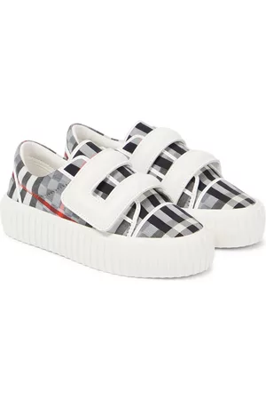 Burberry Sneakers - Checked canvas sneakers