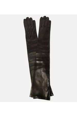 Jil Sander Long leather gloves