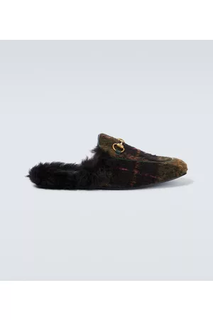 Gucci Heren Slippers - Princetown faux fur slippers