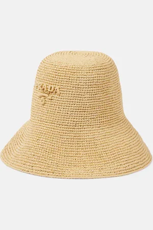 Prada Logo crochet hat