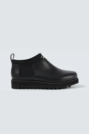 Comme des Garçons Logo leather boots