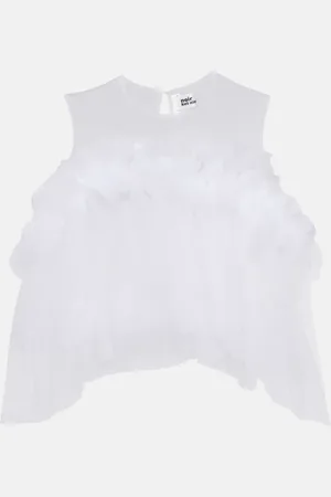 NOIR KEI NINOMIYA Ruffled tulle top