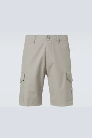 Stone Island Ghost Compass cotton cargo shorts