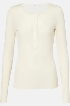 AGOLDE Faustine Henley shirt