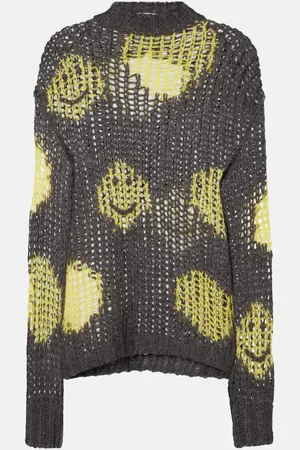 Acne Studios Embroidered open-knit sweater