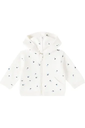 BONPOINT Baby Tibou cotton fleece hoodie
