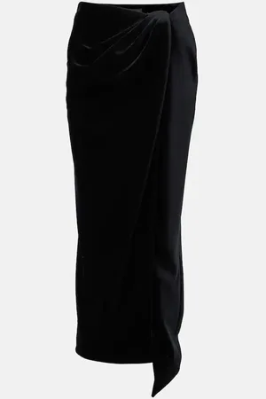 Balenciaga Jersey wrap skirt