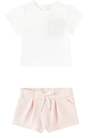 Chloé Baby cotton jersey T-shirt and shorts set