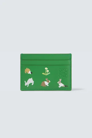 Loewe X Suna Fujita Bunny Anagram leather cardholder