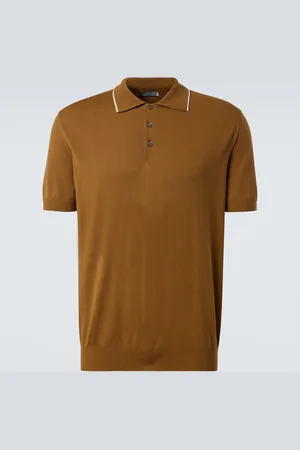 CANALI Cotton piquÃ© polo shirt