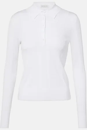 DRIES VAN NOTEN Touria cotton polo sweater