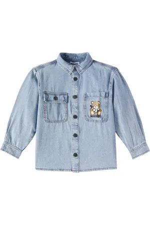 Moschino Teddy Bear denim shirt