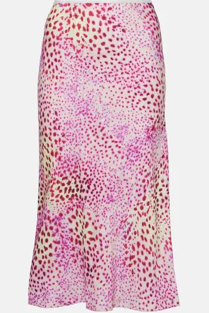 DRIES VAN NOTEN Printed midi skirt