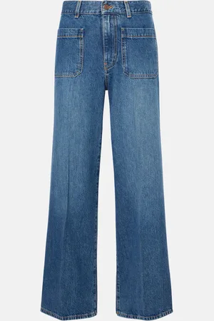 Chloé Cropped wide-leg jeans
