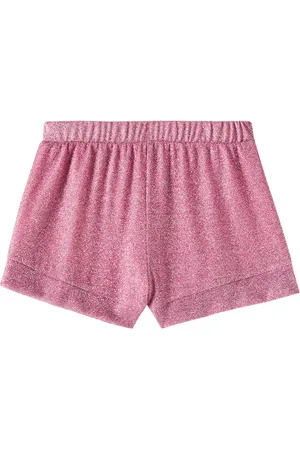 Oseree LumiÃ¨re lamÃ© shorts