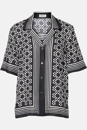Simkhai Koda printed bowling shirt