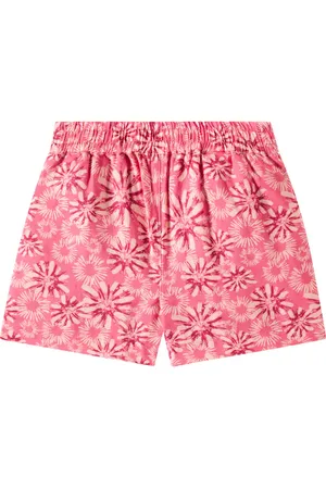 Scotch&Soda Floral cotton and linen shorts