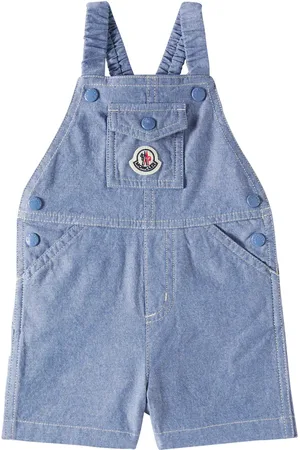 Moncler Cotton chambray overall