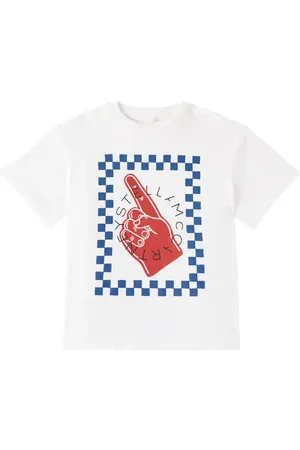 Stella McCartney Logo printed cotton jersey T-shirt