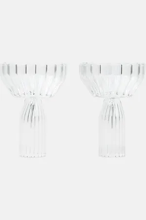FFERRONE DESIGN Margot set of 2 champagne coupe glass