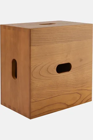 CASSINA LC14 Cabanon chestnut stool by Le Corbusier