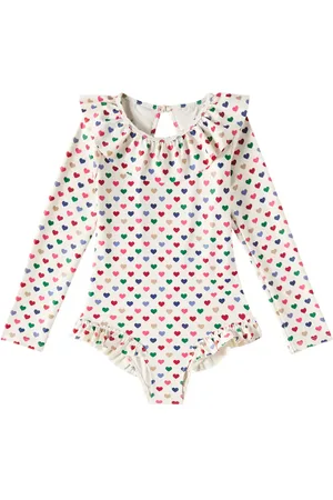 Konges Sløjd Manuca printed ruffled swimsuit