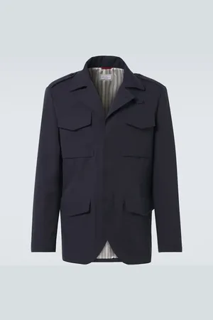 Brunello Cucinelli Cotton-blend field jacket