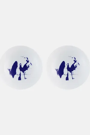 CASSINA X Ginori 1735 Neige set of 2 soup plates