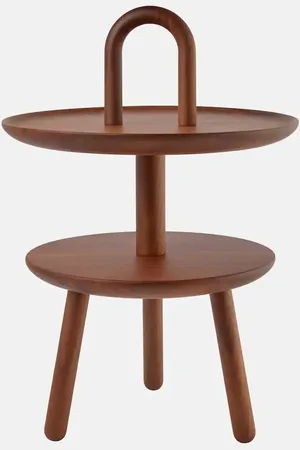 CASSINA RÃ©action PoÃ©tique walnut side table by Jaime Hayon
