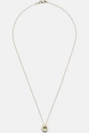Ileana Makri Nut 18kt gold pendant necklace