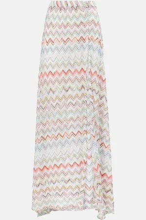 Missoni Zig Zag metallic maxi skirt