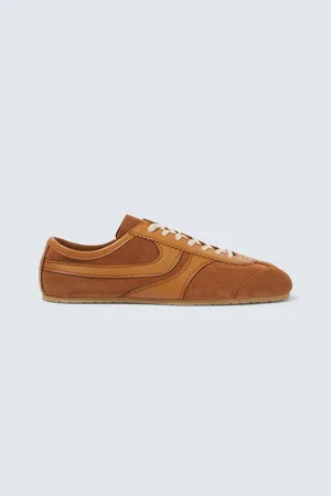 DRIES VAN NOTEN Suede low-top sneakers