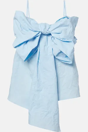 Acne Studios Bow-detail cotton top