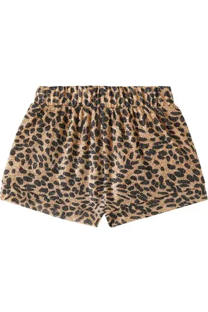 Oseree LumiÃ¨re leopard-print shorts