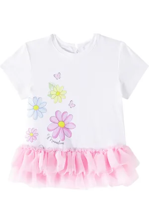 MONNALISA Baby printed cotton jersey T-shirt