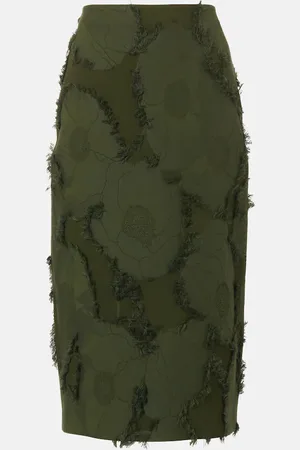 Gucci Floral jacquard pencil skirt