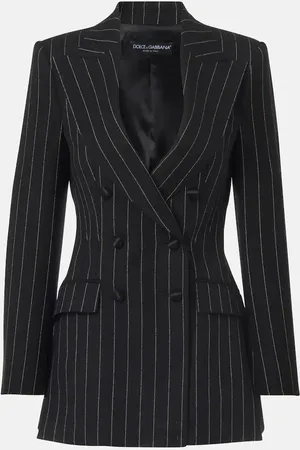 Dolce & Gabbana Striped wool blazer