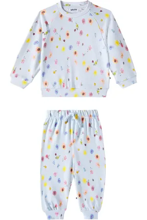 Molo Baby Disc cotton sweatshirt and sweatpants set