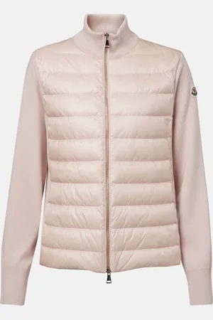 Moncler Down-paneled wool cardigan